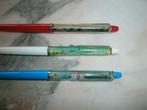 Drie stuks vintage floating pennen Parijs, Ophalen of Verzenden