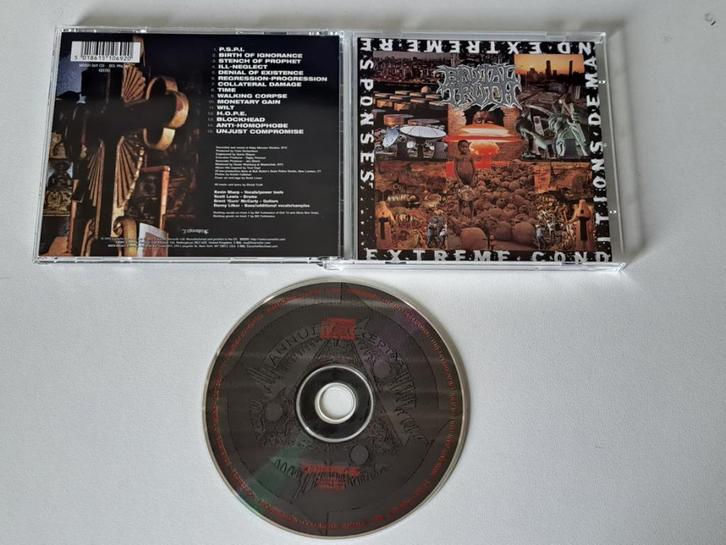 CD Brutal Truth –Extreme Conditions Demand..., Cd's en Dvd's, Cd's | Hardrock en Metal, Zo goed als nieuw, Ophalen of Verzenden