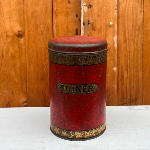 Pot bus suiker rood hoogte 17,5 cm origineel deksel, Antiek en Kunst, Curiosa en Brocante, Ophalen of Verzenden