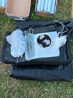 Zwart Partytent 4-8 meter - 2 stuks 1x gebruikt, Tuin en Terras, Ophalen, Opvouwbaar, Partytent, 2 meter of meer