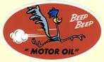 Beep Beep Motor Oil sticker, Ophalen of Verzenden