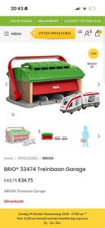 Brio Treingarage 33474 - Compleet!, Ophalen of Verzenden, Gebruikt, Jongen of Meisje