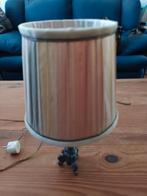 Vintage Tafellamp met Stoffen Kap, Ophalen of Verzenden, Gebruikt