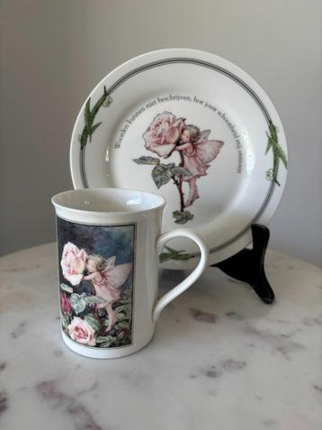 Flower Fairies kop en schotel van DE beschikbaar voor biedingen