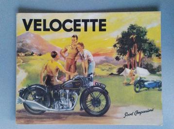 VELOCETTE 1936 models brochure KSS KTS MOV MSS GTP MAC beschikbaar voor biedingen