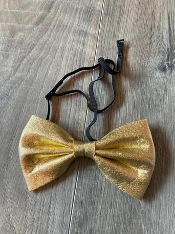 Vintage retro theater goudkleurige strik kostuum onderdeel beschikbaar voor biedingen