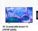 Nieuw in doos! Samsung 75" inch Crystal UHD 4K TV U7070F, Ophalen, LED, 50 Hz, Nieuw