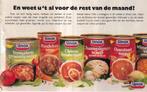 Retro reclame 1993 Unox Chinese kippesoep keuken, Verzamelen, Retro, Overige typen, Ophalen of Verzenden