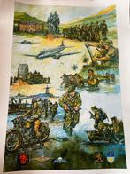 Poster Paul Kerrebijn Korps Commando Troepen, Verzamelen, Posters, Nieuw, Ophalen of Verzenden, A1 t/m A3, Rechthoekig Staand