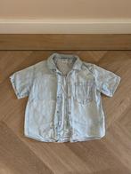Z.g.a.n. Lichtblauw denim blouse / overhemd, Zara, 116 / 122, Overhemd of Blouse, Ophalen of Verzenden, Zo goed als nieuw, Zara