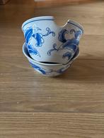 Twee leuke bakjes uit Thailand, Gebruikt, Keramiek, Ophalen of Verzenden, Kom(men)