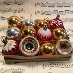 Doos met 12 glazen kerstballen van 7,95 tot max.29,95, Ophalen of Verzenden, Gebruikt
