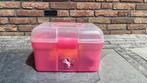 Poetskoffer paarden roze, Ophalen, Gebruikt