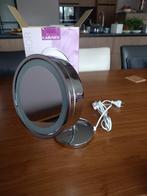 Spiegel, Carmen beauty mirror, Ophalen of Verzenden, Nieuw, Zilver, Gehele gezicht