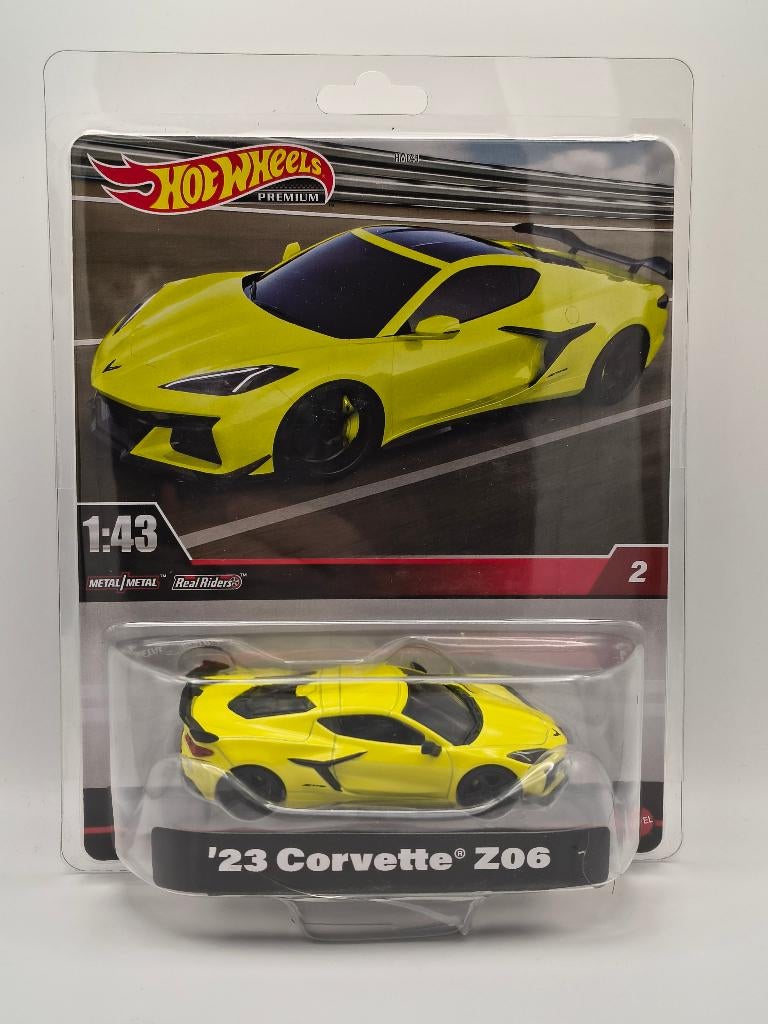 Hot Wheels Premium '23 Corvette Z06 1/43 HMD48, Overige merken, Mattel Europa B.V., Auto, Nieuw