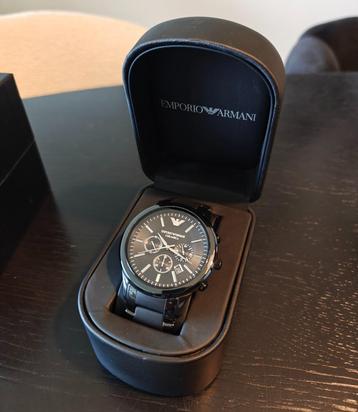 Emporio Armani AR1451 horloge inclusief doos en certificaat beschikbaar voor biedingen