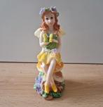 Herfst elfje fee beeldje beeld paddestoel vlinder geel elf, Ophalen of Verzenden, Zo goed als nieuw, Dier