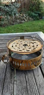 Vintage koperen theelicht / warmhouder, Antiek en Kunst, Antiek | Koper en Brons, Ophalen of Verzenden, Koper