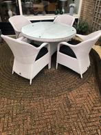 Tuinset met Loungestoel - Wicker, Ophalen, 4 zitplaatsen, Gebruikt, Wicker