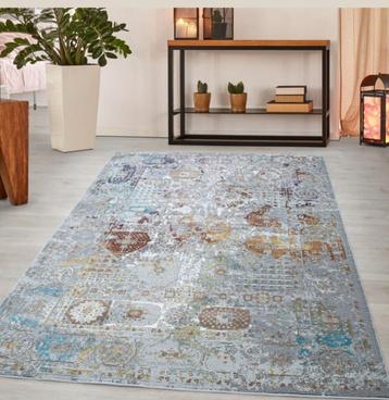 2x2.90 Twee Grote Vloerkleden Matten Vintage look beschikbaar voor biedingen