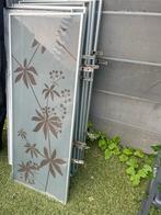IKEA Glazen Kastdeuren met Bloemmotief, Ophalen, Gebruikt