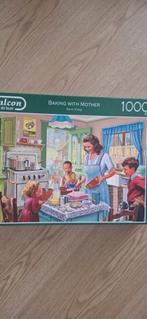 Falcon Puzzel - Bakken met Moeder - 1000 stukjes, Ophalen of Verzenden, 500 t/m 1500 stukjes, Zo goed als nieuw, Legpuzzel