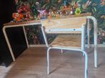Kidsdepot industrieel tafeltje + 2 stoeltjes, Ophalen, Gebruikt, Tafel(s) en Stoel(en)