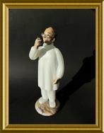 Vintage Boheems glazen beeldje: dokter met spuit, ZBS, Ophalen of Verzenden