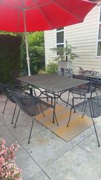 Royal garden 9 delige smeedijzeren tuinset, Tuin en Terras, Ophalen, Zo goed als nieuw, Overige materialen