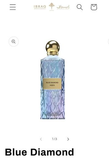 Ibrahim AlQurashi IBRAQ blue diamond aqua epd 150 ml beschikbaar voor biedingen