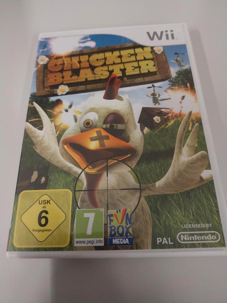 Chicken Blaster - Wii - Leuk Schietspel!, Spelcomputers en Games, Games | Nintendo Wii, Zo goed als nieuw, Shooter, 1 speler, Vanaf 7 jaar