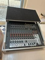 Mengpaneel Behringer X2222USB + Flightcase, Ophalen, Zo goed als nieuw, 10 tot 20 kanalen, Microfooningang