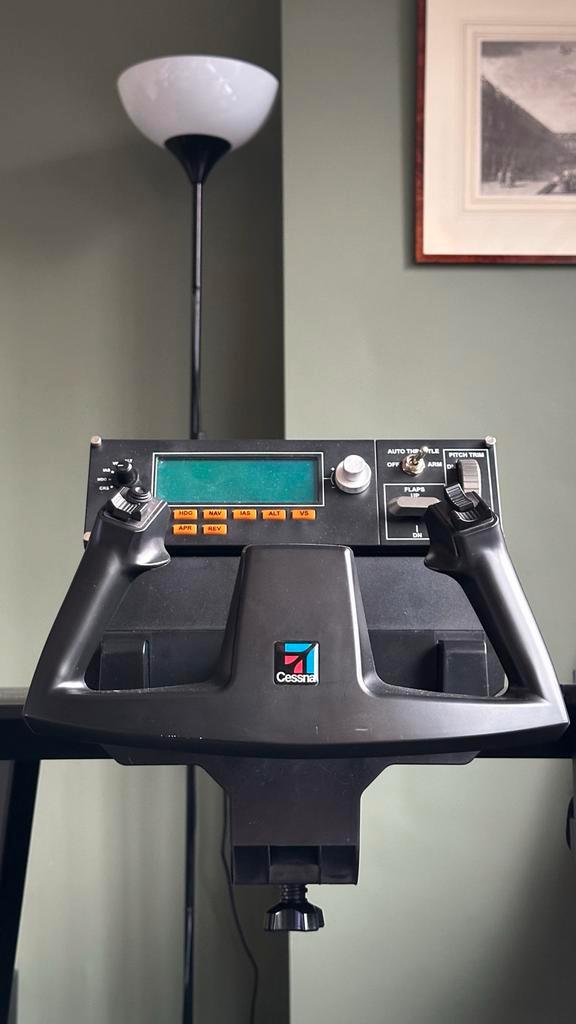 Saitek Cessna Yoke - Zeldzaam!, Computers en Software, Joysticks, Gebruikt, Ophalen of Verzenden