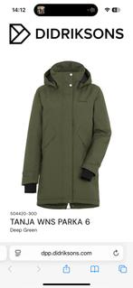 Didriksons Parka Dames Maat 36 Nieuw winterjas Tanja, Kleding | Dames, Ophalen of Verzenden, Nieuw, Maat 36 (S), Groen