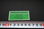 sticker zeist SMEETS - TOLSMA BV import / export, Ophalen, Zo goed als nieuw