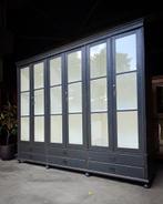 Oude XXL Vitrinekast | Winkelkast | Buffetkast #2083, Antiek en Kunst, Antiek | Meubels | Kasten, Ophalen of Verzenden