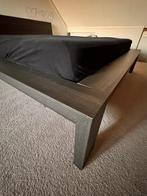 Mooi  modern bed met hoofdbord, Huis en Inrichting, Ophalen, Zwart, Tweepersoons, Zo goed als nieuw