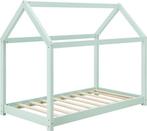 Kinderbed Netstal houten bed grenen huisbed 80x160 cm mint, Gebruikt, 70 tot 85 cm, Matras, 140 tot 160 cm