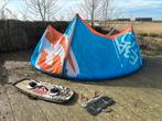 Kitesurfen perfecte starterset, Watersport en Boten, Kitesurfen, Gebruikt, Ophalen of Verzenden, 11 m², Kitesurf-set