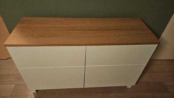 Besta eikenhouten bovenblad, Huis en Inrichting, Kasten | Dressoirs, Zo goed als nieuw, 100 tot 150 cm, 25 tot 50 cm, Eikenhout