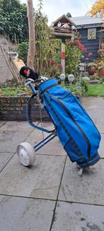 Complete beginners golfset met trolley etc., Sport en Fitness, Golf, Ophalen of Verzenden, Gebruikt, Set