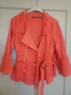 Rood Jasje met Ceintuur - Maat M, Maat 38/40 (M), Oranje, Ophalen of Verzenden, Zo goed als nieuw