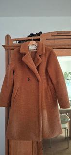 Fluffy / faux fur winterjas K- Zell Paris maat L (40/42), Kleding | Dames, Bruin, Maat 42/44 (L), Ophalen of Verzenden, Zo goed als nieuw