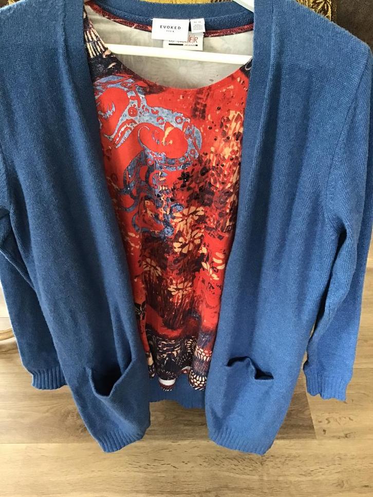 VILA!LúxeVest 44/46&BASLER!LúxeTop Stijlvol&Kleurrijk Sámen:, Kleding | Dames, Dames-kledingpakketten, Zo goed als nieuw, Ophalen of Verzenden