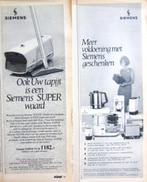 22 vintage advertenties reclames Siemens apparaten 1958-69, Verzamelen, Ophalen of Verzenden, Gebruikt, Overige typen