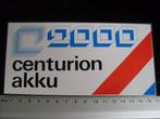 sticker centurion akku logo accu 2000 vintage, Verzenden, Zo goed als nieuw, Merk