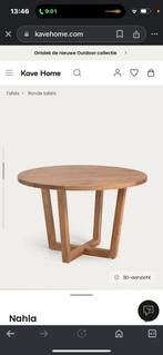 Kave Home acacia houten tafel, 200 cm of meer, 25 tot 50 cm, Rechthoekig, Zo goed als nieuw