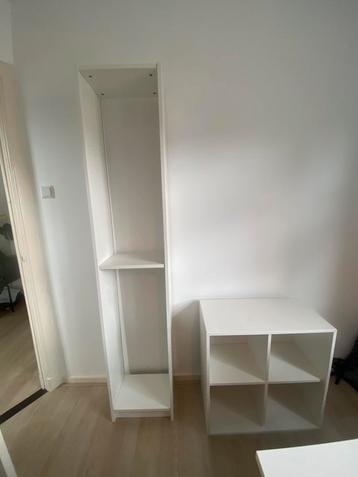 Witte ikea kasten - af te halen voor €1