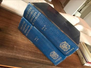 Antieke OXFORD woordenboeken The short English dictionary beschikbaar voor biedingen