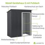 Gereedschap schuurtje klein 151x71 metaal, Tuin en Terras, Bergingen en Tuinkasten, Ophalen, Nieuw, Metaal, Overige typen